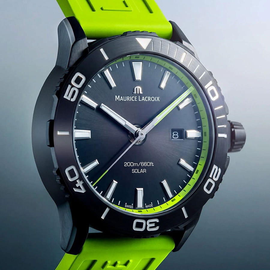 Часы Maurice Lacroix Pontos PT1008-DLB00-330-5 — кварцевые, металл сталь