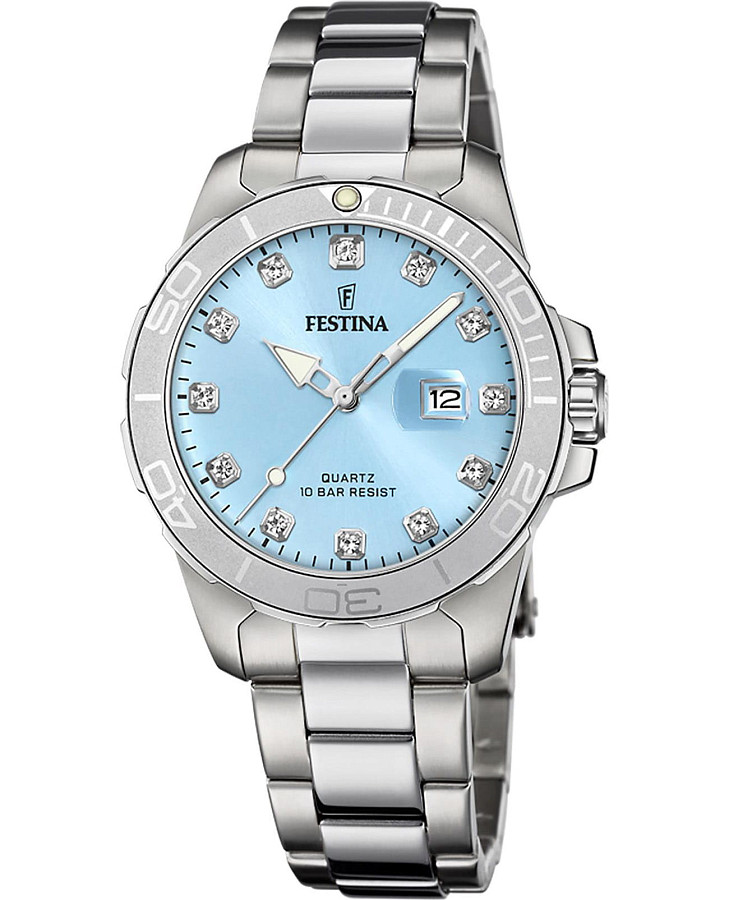 Часы Festina Boyfriend F20503/5 — женские, голубой