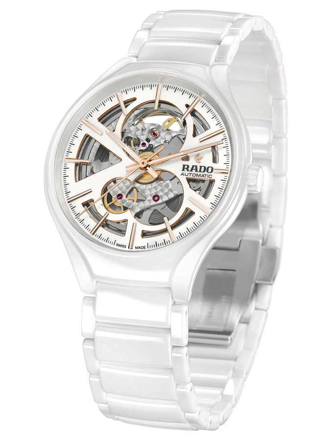 Часы Rado True Open Heart R27106922 — высокотехнологичная керамика + титан, мужские