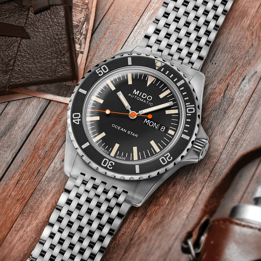 Часы Mido Ocean Star Tribute M026.830.11.051.00 — металл сталь, нержавеющая сталь