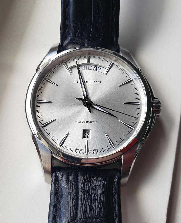 Часы Hamilton Jazzmaster Day Date Auto H32505751 — механические, сталь