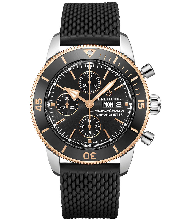 Часы Breitling Superocean Heritage Automatic Chronograph 44 U13313121B1S1 — мужские, черный