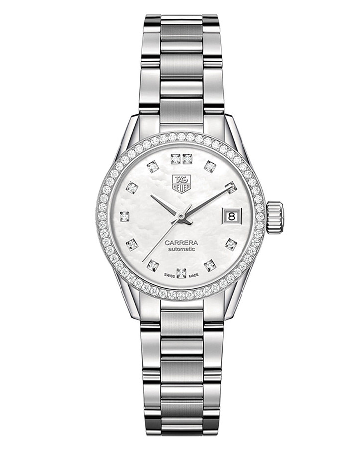 Часы TAG Heuer Carrera WAR2415.BA0776 — женские, перламутровый