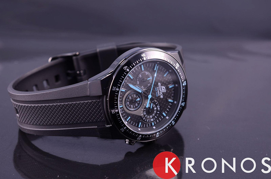 Часы Casio Edifice EF-552PB-1A2 — кварцевые, сталь металл