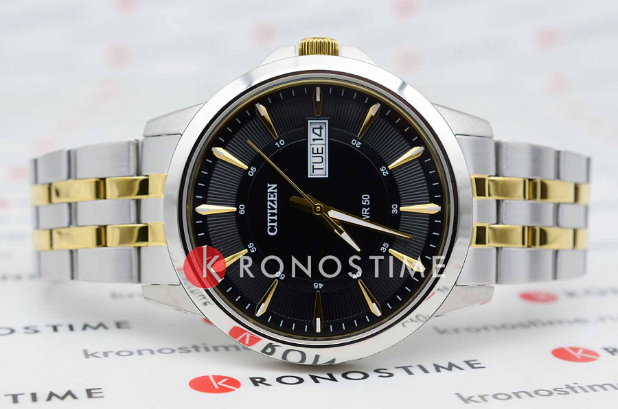 Часы Citizen Basic BF2018-52E — кварцевые, сталь металл