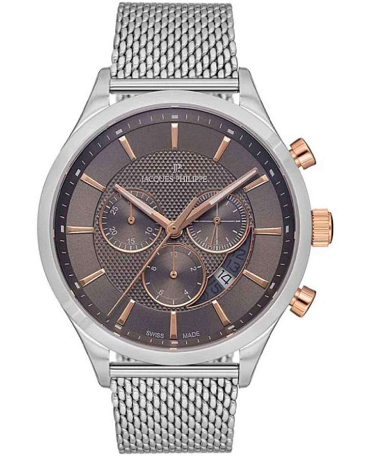 Часы Jacques Philippe Apollo JPQGC031246N — мужские, серый