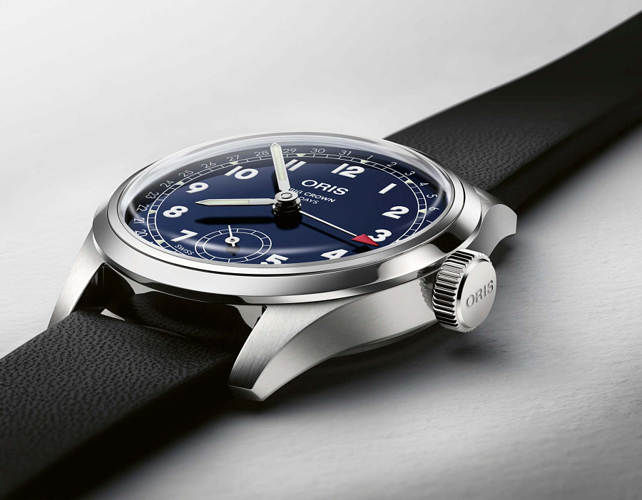 Часы Oris Big Crown Pointer Date Calibre 403 01 403 7776 4065-07 5 19 11 — мужские, кожаный