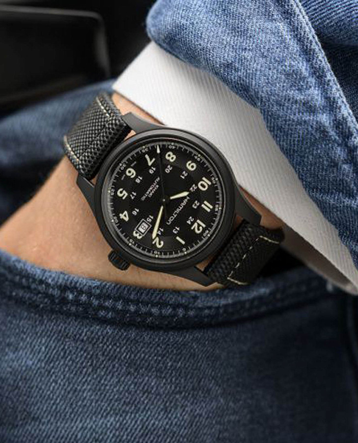 Часы Hamilton Khaki Field Titanium Auto H70575733 — артикул H70575733, мужские