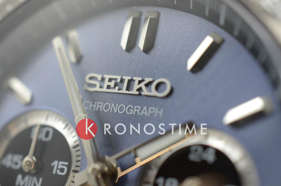 Часы Seiko Spirit Chronograph SBTR027 — кварцевые, сталь металл