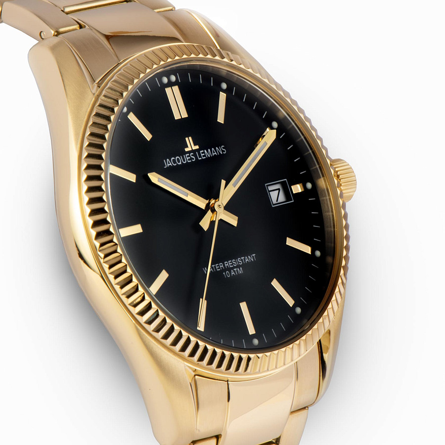 Часы Jacques Lemans 50-3M — сталь c pvd покрытием, мужские