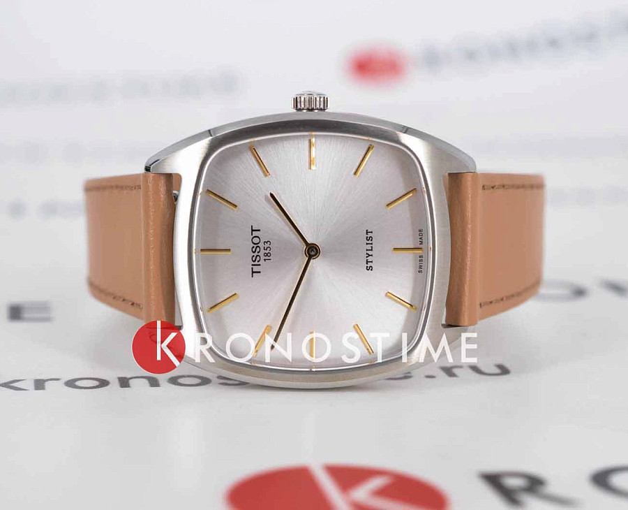 Часы Tissot Stylist T159.909.16.031.00 — кварцевые, металл сталь
