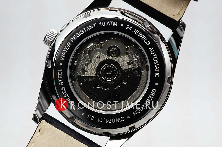 Часы Greenwich Good Luck Classic GW 074.11.33 — кожаный, мужские