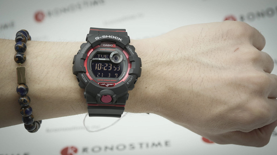 Часы Casio G-Shock GBD-800-1 — пластик, красный