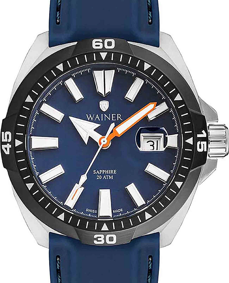 Часы Wainer Sport WA.10922-B — кварцевые, металл сталь