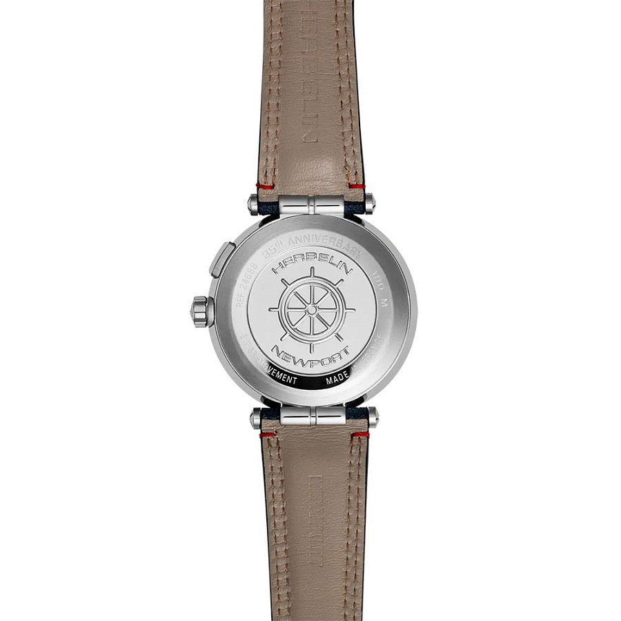 Часы Herbelin Newport Mareograph 24688A15 — сталь металл, Франция