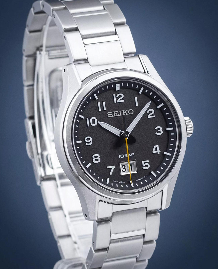 Часы Seiko Conceptual Series Dress SUR569P1 — мужские, серебристый