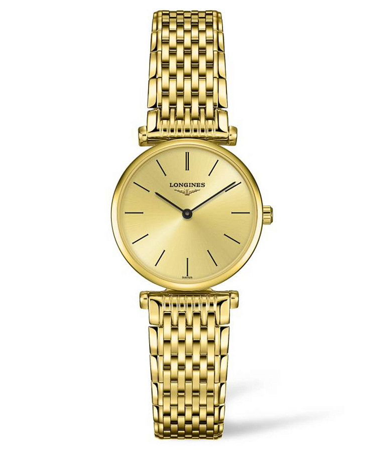 Часы Longines La Grande Classique L4.209.2.32.8 — женские, золотистый