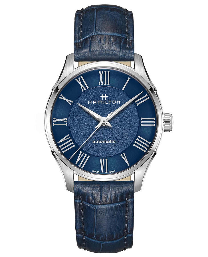 Часы Hamilton Jazzmaster Auto H42535640 — мужские, синий