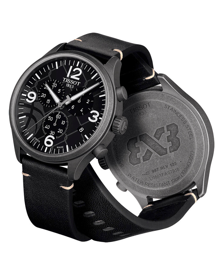 Часы Tissot Chrono XL 3X3 Street Basketbal T116.617.36.067.00 — кварцевые, Швейцария, мужские