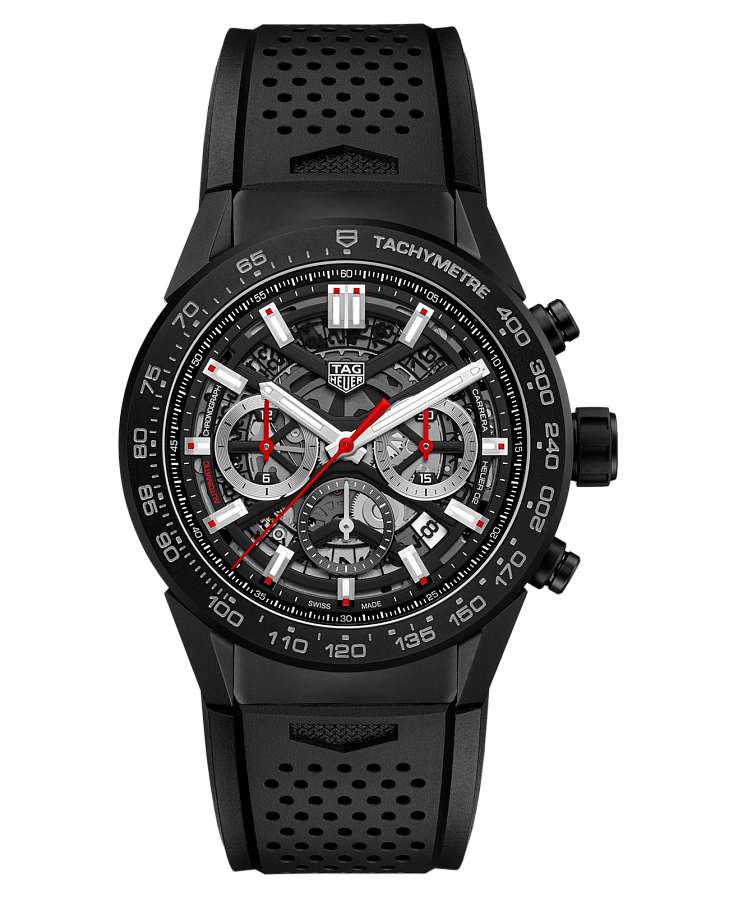 Часы TAG Heuer Carrera CBG2A90.FT6173 — мужские, черный