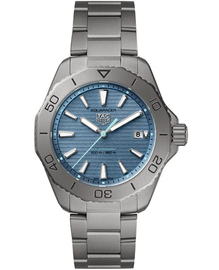 Часы TAG Heuer Aquaracer Professional 200 Solargraph WBP1182.BF0000 — мужские, синий