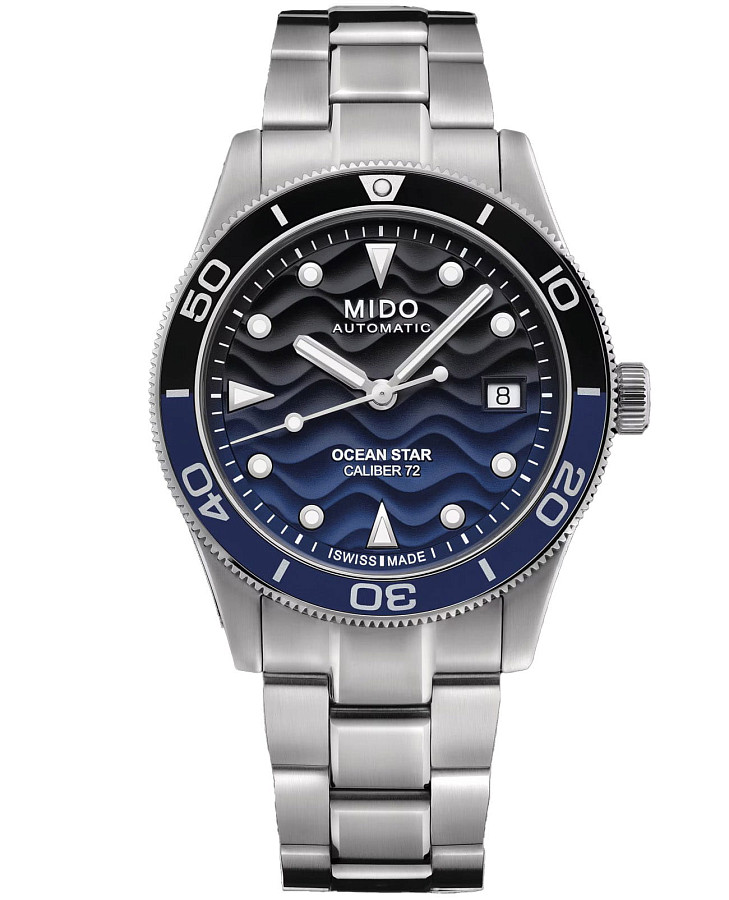 Часы Mido Ocean Star 39 M026.907.11.041.00 — мужские, антрацитовый