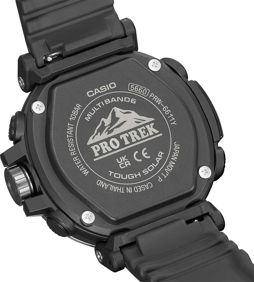 Часы Casio Pro Trek PRW-6611Y-1ER — Япония, кварцевые