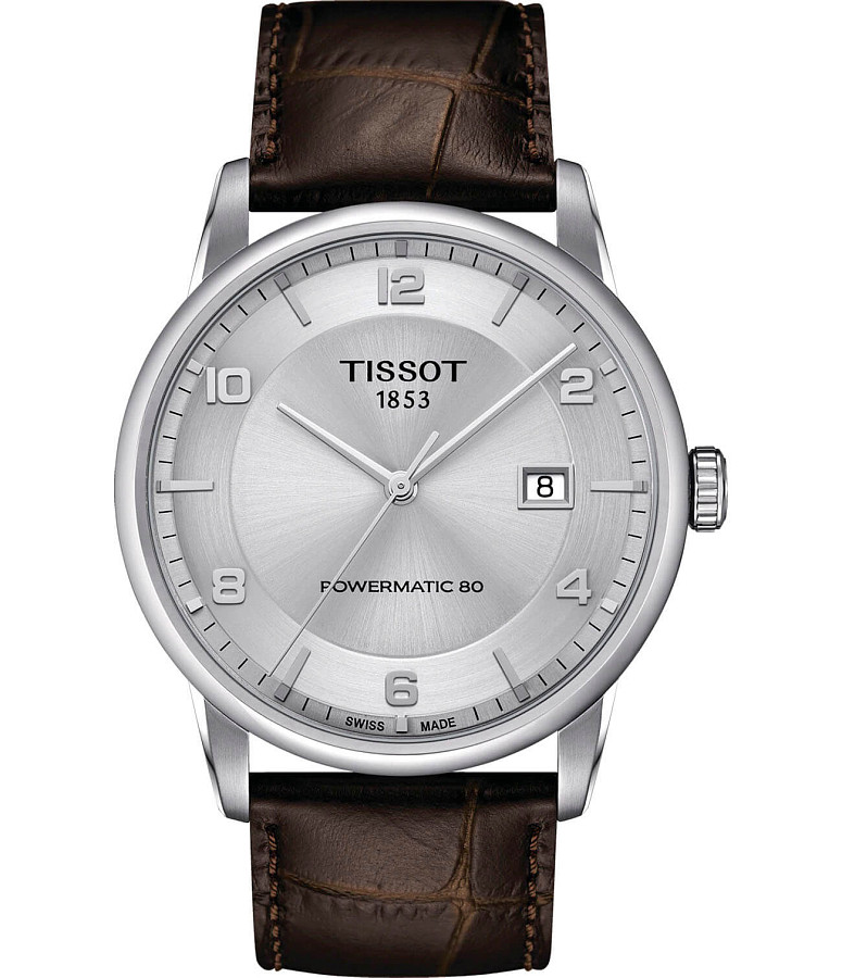 Часы Tissot Luxury Powermatic 80 T086.407.16.037.00 — мужские, серебристый