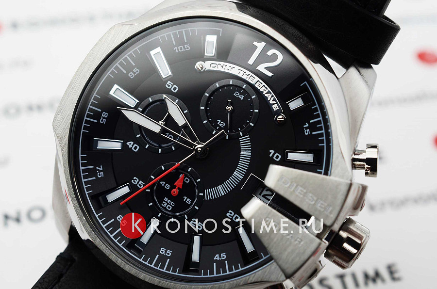 Часы Diesel Mega Chief DZ4592 — кожаный, мужские