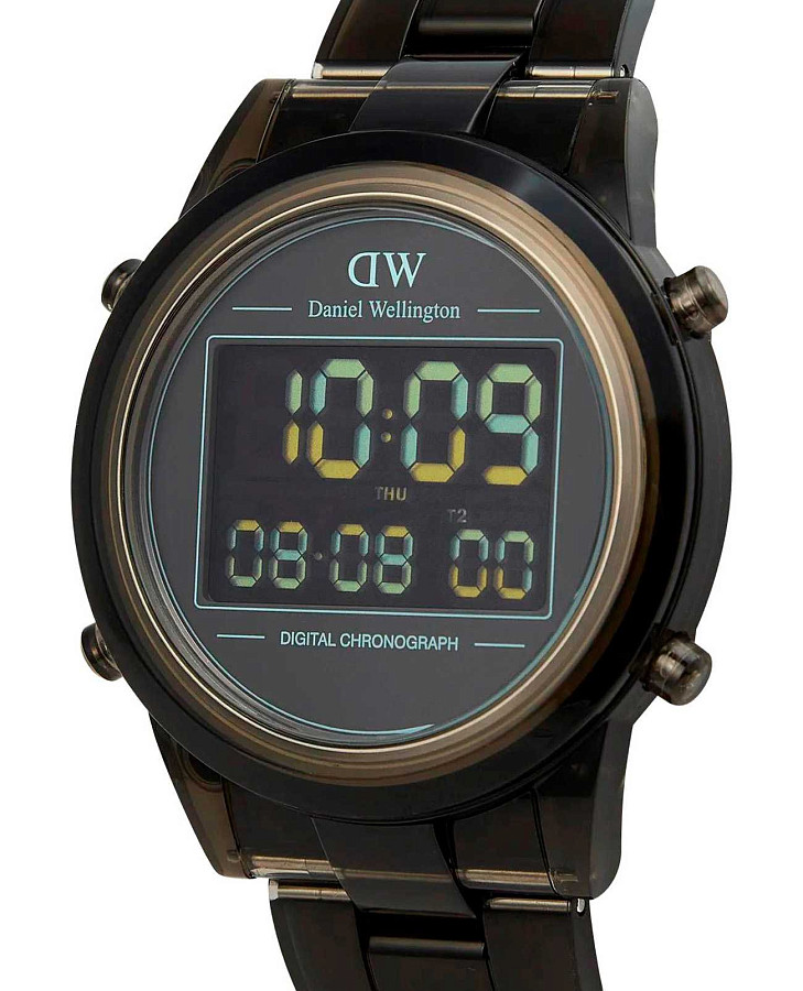 Часы Daniel Wellington Retro Digital DW00100759 — кварцевые, сталь металл пластик