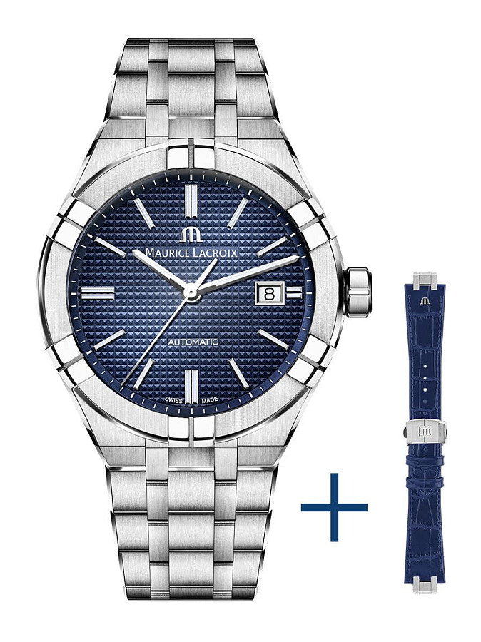 Часы Maurice Lacroix Aikon Automatic AI6008-SS002-430-2 — механические, металл сталь