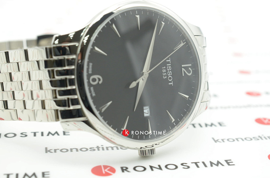 Часы Tissot Tradition T063.610.11.057.00 — нержавеющая сталь, мужские