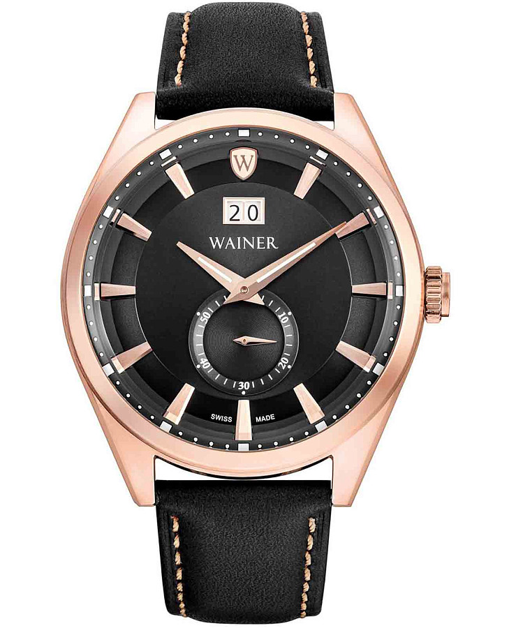 Часы Wainer Classic WA.17100-C — мужские, черный