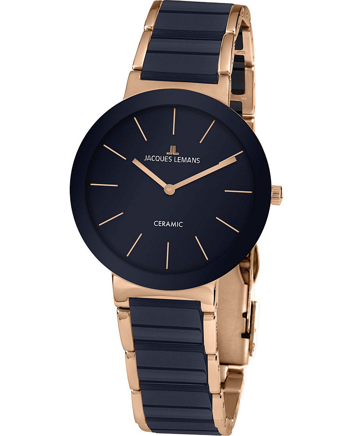 Часы Jacques Lemans High Tech Ceramic 42-8J — мужские, синий