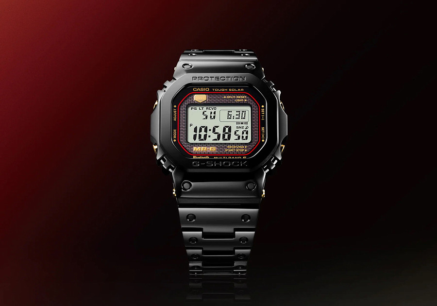 Часы Casio G-Shock MRG-B5000B-1DR (MRG-B5000B-1) — мужские, титановый