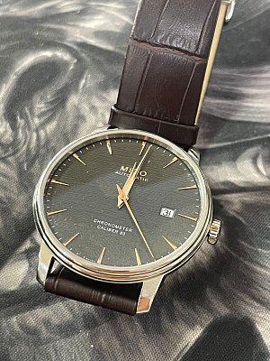Фото покупателя: Швейцарские механические наручные часы Mido Baroncelli Chronometer Silicon Gent M027.408.16.061.00