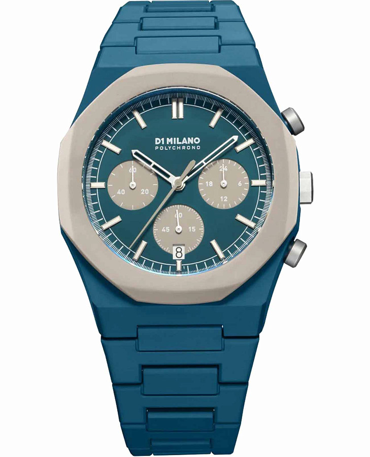 Часы D1 Milano Polychrono PHBJ06 — мужские, синий