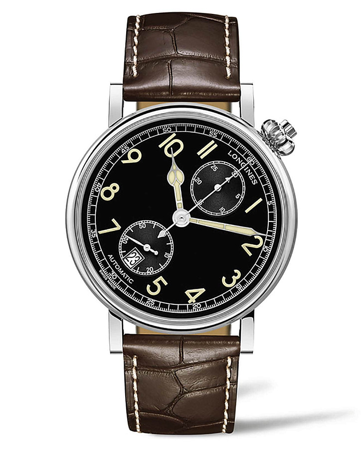 Часы Longines Avigation Watch Type A-7 1935 L2.812.4.53.2 — мужские, черный