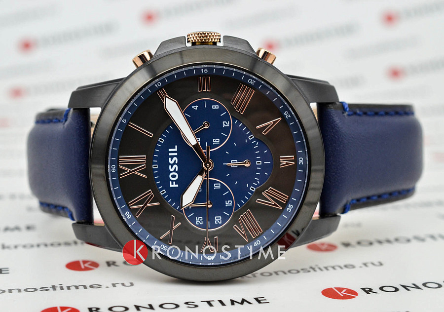 Часы Fossil Bannon FS5061 — кожа + текстиль, мужские