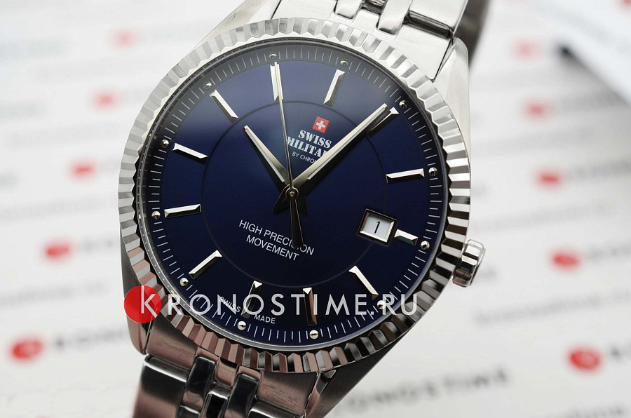 Часы Swiss Military by Chrono Сверхточные SM34065.03 — кварцевые, металл