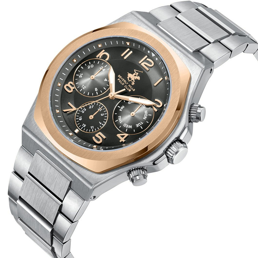 Часы Beverly Hills Polo Club BP3777X.360 — кварцевые, сталь металл