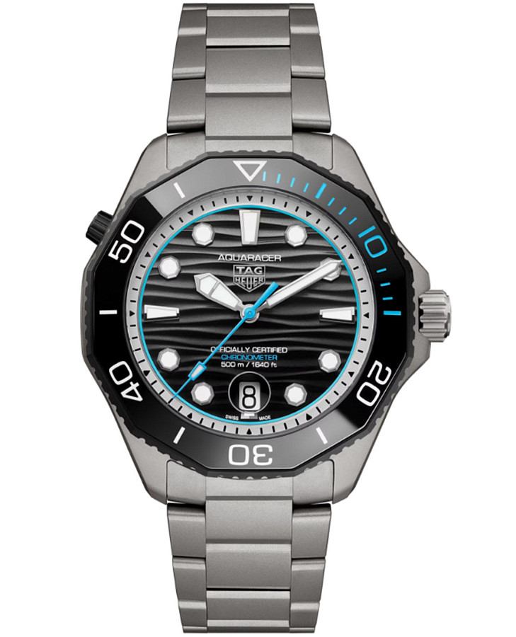 Часы TAG Heuer Aquaracer Professional 500 Date WBP5182.BF0010 — мужские, черный