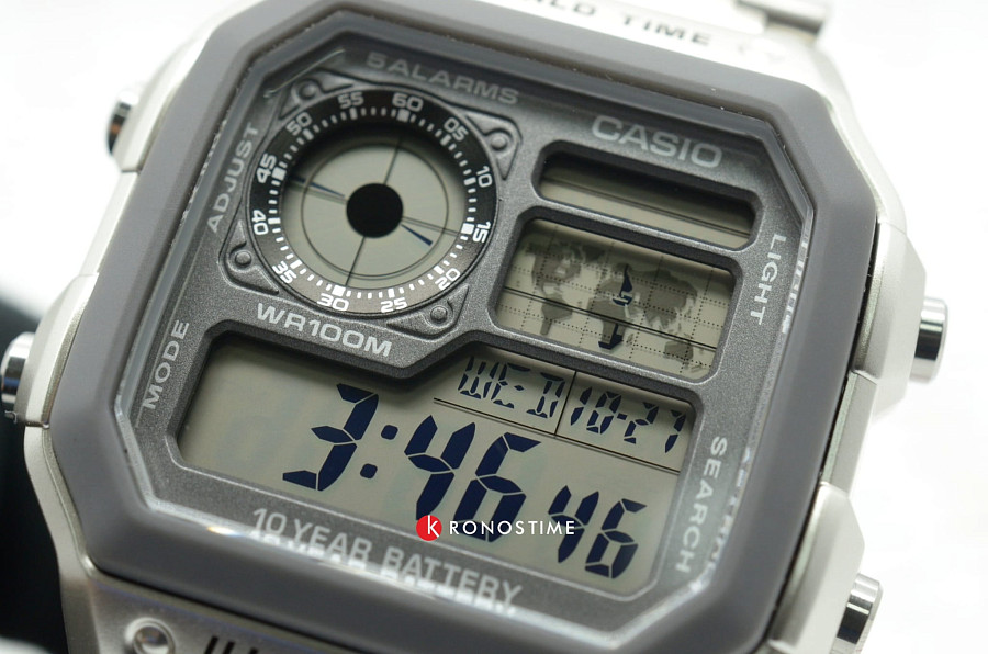 Часы Casio Collection AE-1200WHD-7A — пластик, Япония