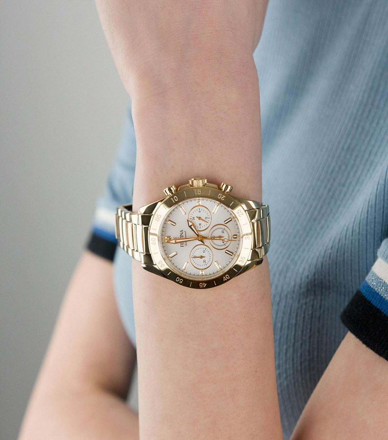 Часы Festina Boyfriend F20400/1 — кварцевые, сталь металл