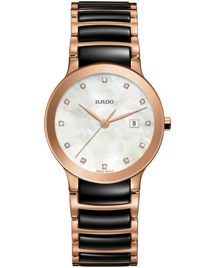 Часы Rado Centrix Diamonds R30555912 — женские, перламутровый