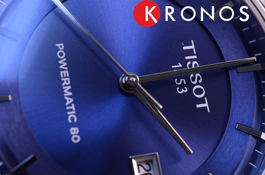 Часы Tissot Luxury Powermatic 80 T086.407.11.041.00 — синий, металл сталь
