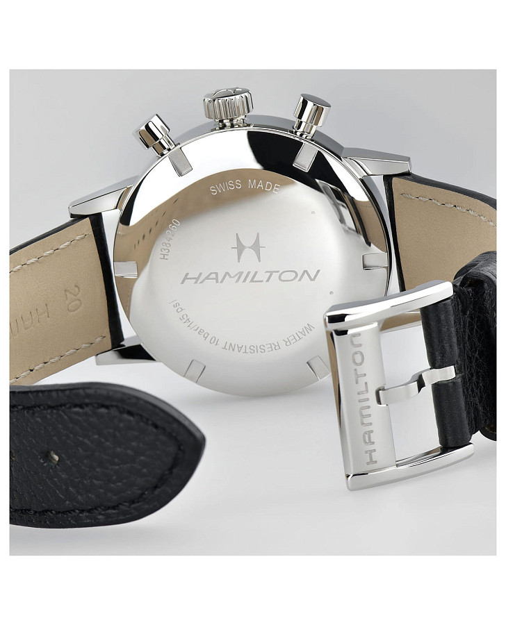Часы Hamilton American Classic Intra-Matic Chronograph H H38429730 — механические, сталь металл