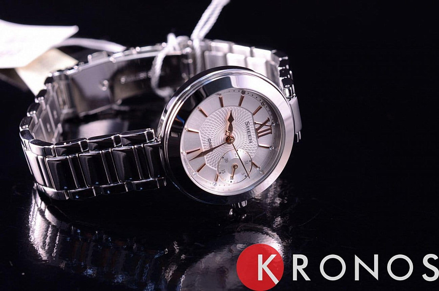 Часы Casio Sheen SHE-3050D-7A — кварцевые, металл