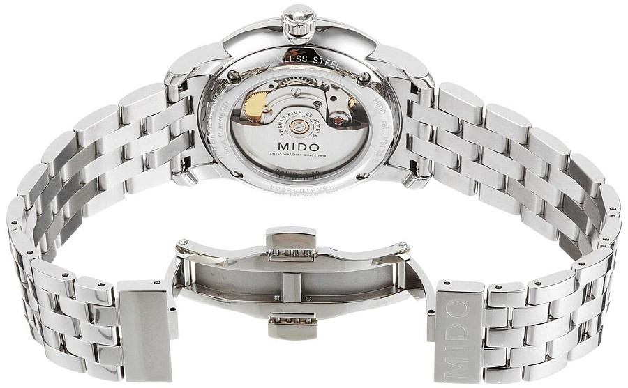 Часы Mido Baroncelli M8600.4.67.1 — механические, сталь металл