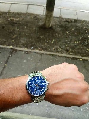 Фото покупателя: Швейцарские наручные часы Tissot PRC 200 Chronograph T114.417.11.047.00 с хронографом